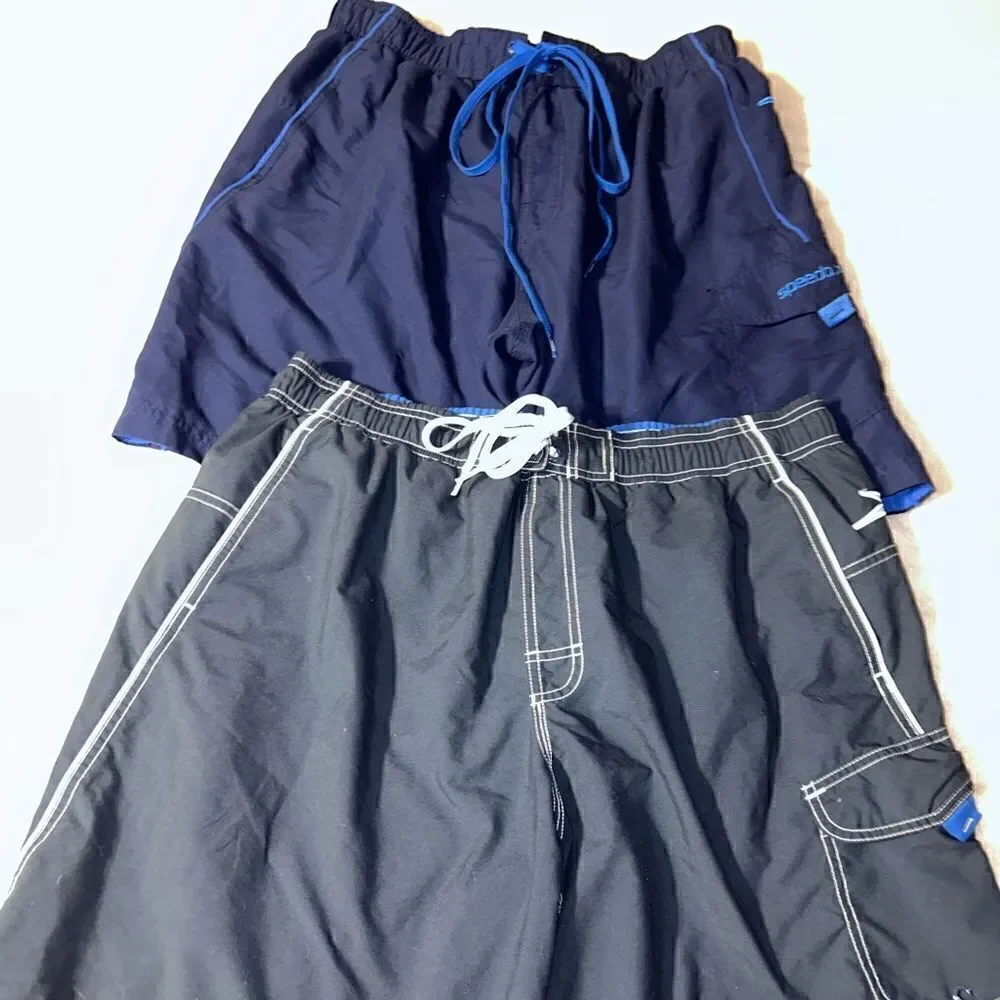 Set of 2 Speedo swim trunks size large